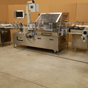 Pago System 610 PHARMA self-adhesive labelling machine for bottles, etc. with PAGOmat 6/2 R-75 100