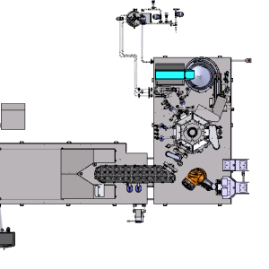 Bausch Advanced Typ 529 IV Beutelfüll- und Verschließmaschine mit Telstar Aseptik Isolator- System