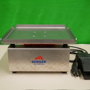 Berger BM400x400 mobiler Rütteltisch mit Fußschalter