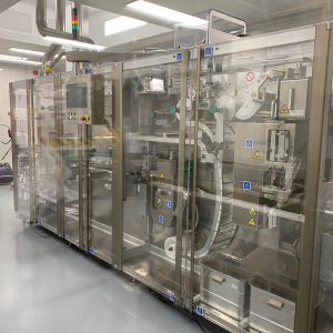 Marchesini (MB432 +M5768 + MA80-N +  BL-A309 + BESTPOCKET) komplette Blisterverpackungs-, Kartonier- und Endverpackungslinie von Kapseln und Sets von Inhalatoren oder ähnlichen Produkten
