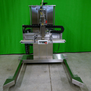 Burgener ISPV-3-1100-2 halbautomatische Schweißmaschine für PE-, Papier- oder alukaschierte Säcke