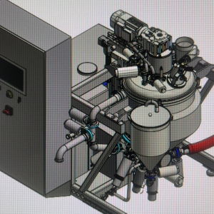 FrymaKoruma (ProXES) Type DinexH 200 vacuum high shear emulsifier, 200 l