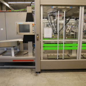 Romaco-Siebler FlexTrans FT1-400 for strips, sachets, etc