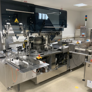 Bosch (Eisai) AIM 296 inspection machine + Seidenader DAR 350RL external washing and drying machine for ampoules/vials, etc