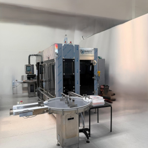 Bonfiglioli PK-V 0524 – VIS 06030 inspection and leak testing machine for vials, etc., 100 vials/min