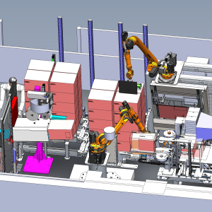 Transnova-RUF Robot Flex Line RV-400 Case Packer & Palettierer