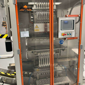 Complete Stick Pack Line with Inever PH6/8stick pack machine, Enflex ENF11 cartoner, Varpe checkweigher and PRODEC CP150 casepacker